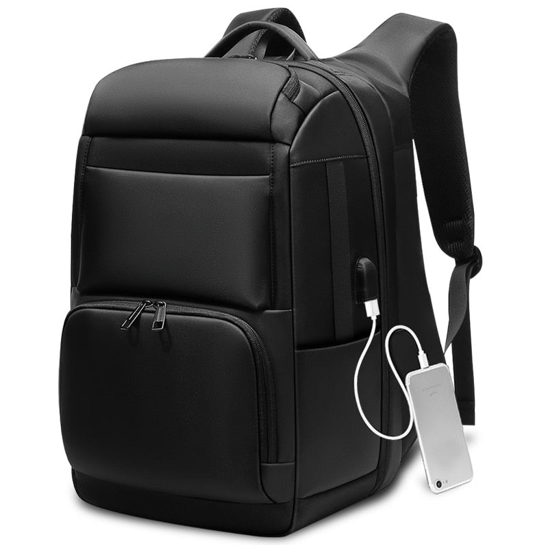 Men's backpacks USB interface Shoulders Anti-theft Travel Backpack 15-17 inch waterproof laptop backpack mochila masculina